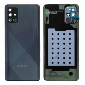 Samsung A715 Galaxy A71 2020 Rückseite Akkudeckel Schwarz (Prism Crush Black) (gebraucht grade B, original)