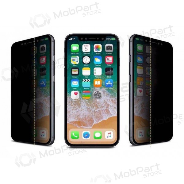 LCD apsauginis stikliukas Full Privacy Apple iPhone 16 Plus Schwarz
