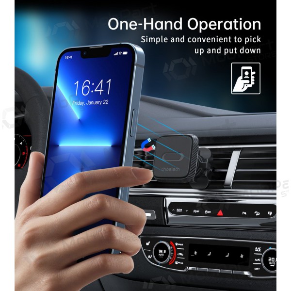 Halterung für Autotelefon Choetech H042 Schwarz