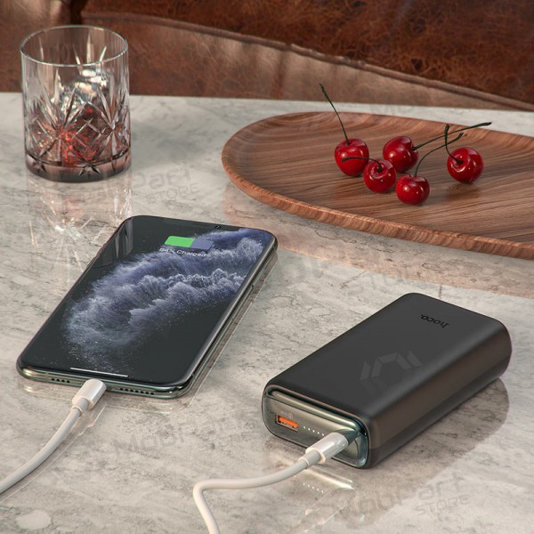 externe Batterie Power Bank Hoco Q1A Type-C PD 20W+Quick Charge 3.0 (3.0A) 20000mAh Schwarz