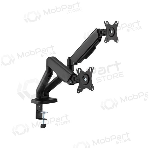 Dviejų 17”-32” monitorių spyruoklinis laikiklis, Schwarz