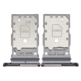 Samsung S918 Galaxy S23 Ultra Dual SIM-Kartenhalter (Schwarz) (service pack) (original)