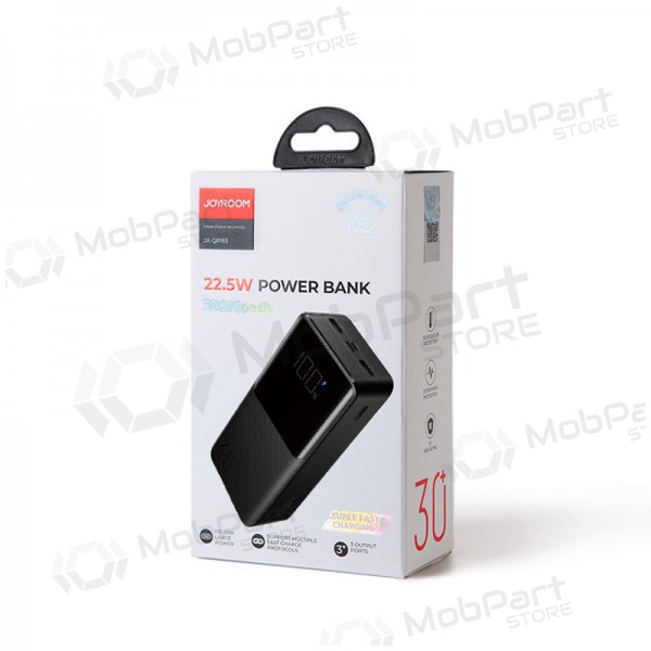 externe Batterie Power Bank Joyroom JR-QP193 22.5W 30000mAh Schwarz