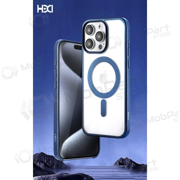 Handyhülle HDD Electro MagSafe Case Apple iPhone 16 Pro Max Grau