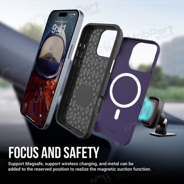 Apple iPhone 15 Pro Handyhülle „Perfectionists“ (Violett)