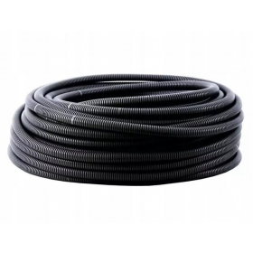 Gofruotas PVC vamzdis Pawbol 12mm (100m ritė) (Schwarz)