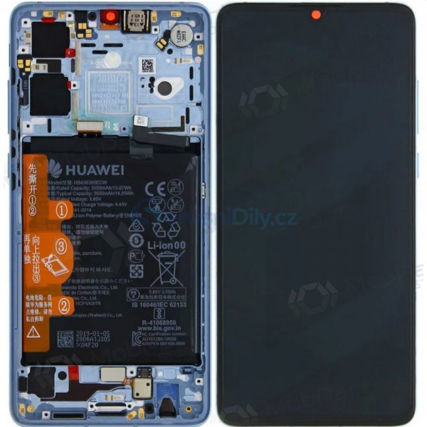 Huawei P30 (new version 2021) Display (Breathing Crystal) (mit Rahmen und Batterie) (service pack) (original) Huawei P30 (new version 2021) Display (Breathing Crystal) (mit Rahmen und Batterie) (service pack) (original)