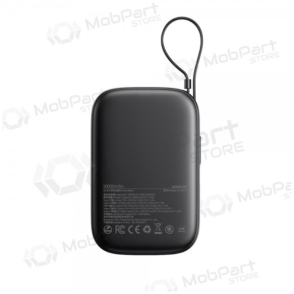 externe Batterie Power Bank Joyroom JR-PBF17 22.5W with USB-C cable 10000mAh Schwarz