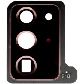 Samsung N985 / N986 Galaxy Note 20 Ultra Kameraglas (bronzinis) (mit Rahmen)