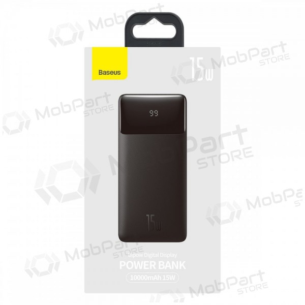 externe Batterie Power Bank Baseus Bipow Type-C PD+2xQuick Charge 3.0 15W 10000mAh Schwarz PPBD050001