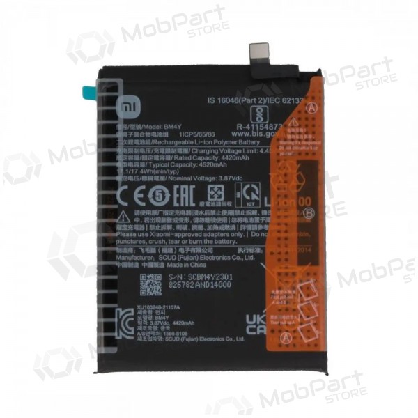 Xiaomi Poco F3, Mi 11i, Redmi K40 Batterie, akumuliatorius (BM4Y) (original) Xiaomi Poco F3, Mi 11i, Redmi K40 Batterie, akumuliatorius (BM4Y) (original)