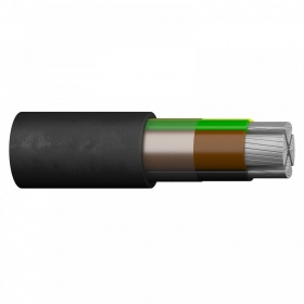 Stromkabel Prysmian Group AXPK-PE 5x16 mm² Aluminium XLPE CPR Eca 0.6/1 kV Monolith.