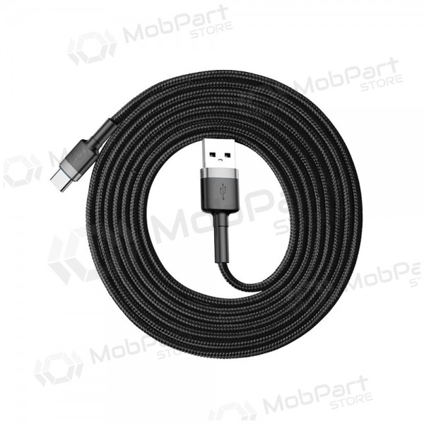USB-C Kabel Baseus Cafule 2m 2A (Grau-Schwarz) CATKLF-CG1