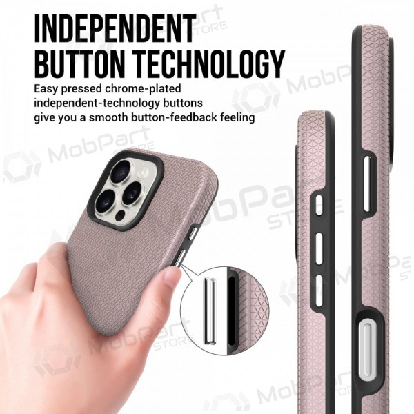 Apple iPhone 16 Handyhülle „Perfectionists“ (rožinio aukso)