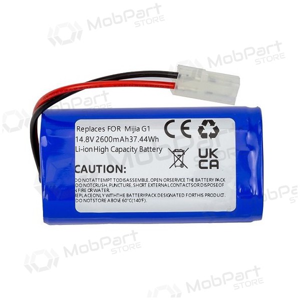 Akumuliatorius prietaisams XIAOMI Mijia G1, 14.8V, 2.6Ah, Li-ion Akumuliatorius prietaisams XIAOMI Mijia G1, 14.8V, 2.6Ah, Li-ion