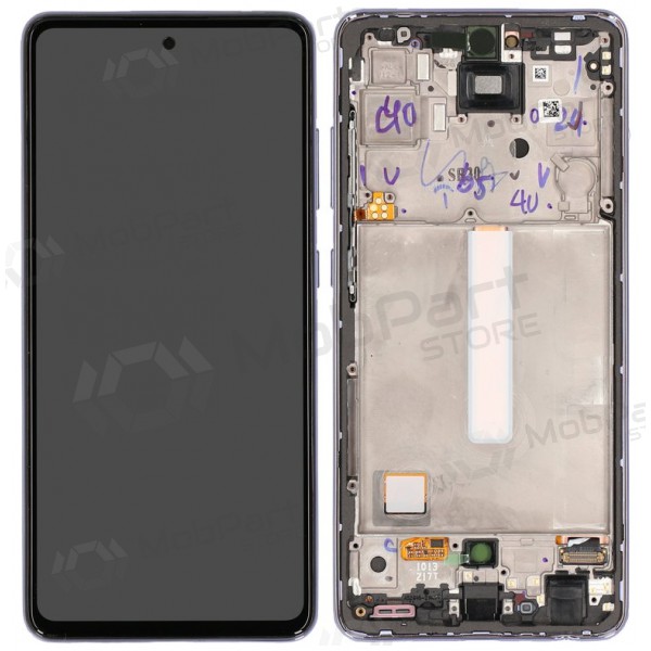 Samsung Galaxy A52 4G / A52 5G Display (Violett) (mit Rahmen) (OLED)