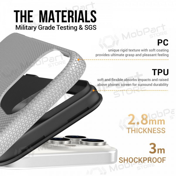 Apple iPhone 15 Handyhülle „Perfectionists“ (Silbrig)