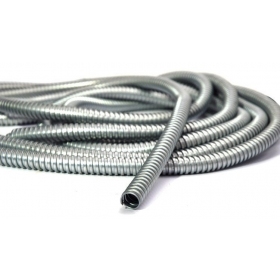 Gofruotas aus metall vamzdis D12 (ritė 50m)