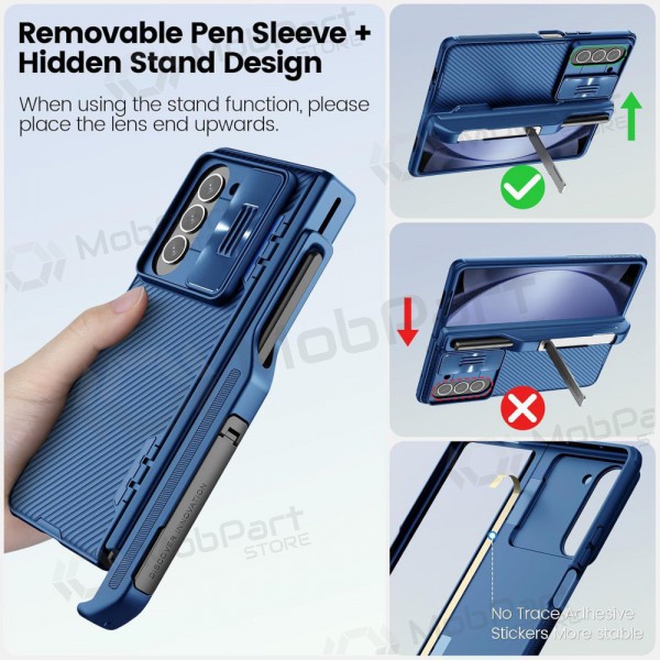 Samsung  Galaxy Z Fold4 Handyhülle „Nillkin CamShield Pro“ (Blau)