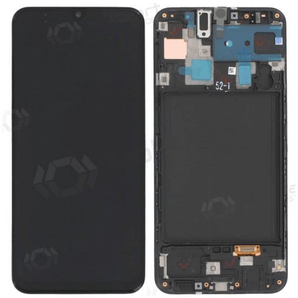 Samsung Galaxy A30 Display (Schwarz) (mit Rahmen) (original)