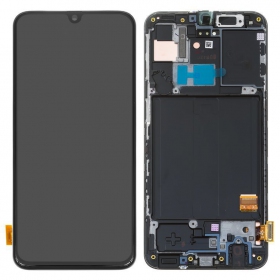 Samsung Galaxy A40 Display (Schwarz) (mit Rahmen) (original)