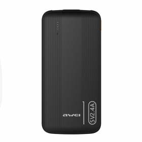 externe Batterie Power Bank Awei P20K 5V/2.4A 10000mAh Schwarz