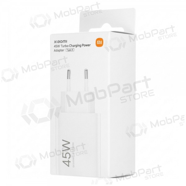 Telefonladegerät Xiaomi Turbo Charging Power Adapter BHR07SLEU 45 W USB-A PD weiß