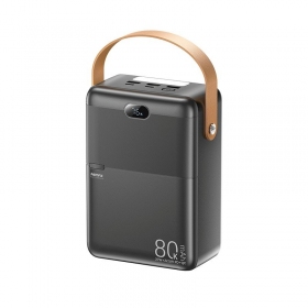 externe Batterie Power Bank Remax RPP-118 22.5W 80000mAh Schwarz