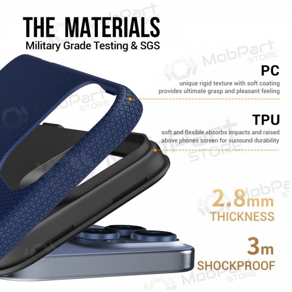 Apple iPhone 14 Pro Handyhülle „Perfectionists“ (Dunkelblau)