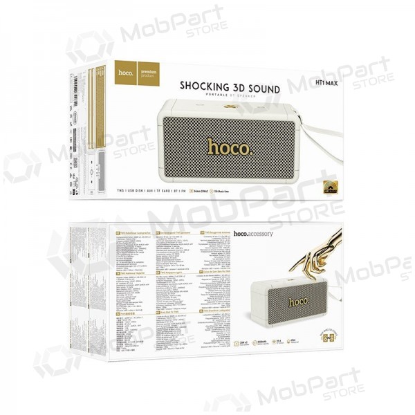 Bluetooth tragbarer Lautsprecher Hoco HT1 Max Weiß