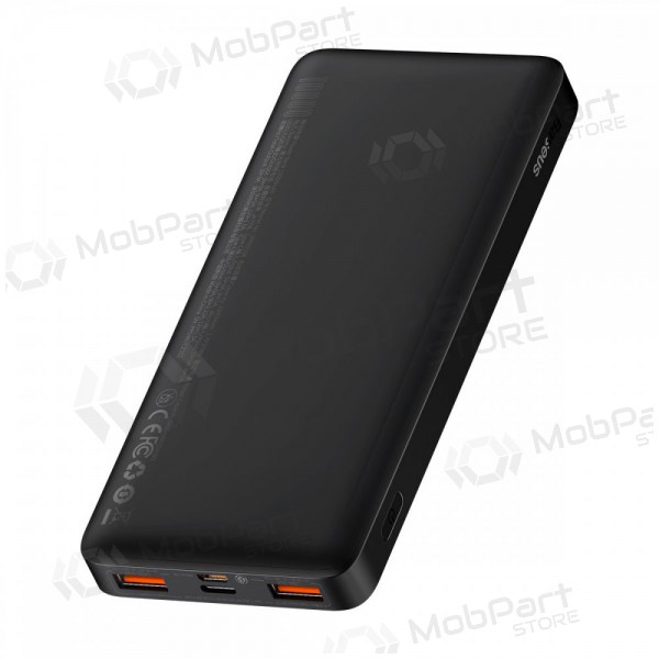 externe Batterie Power Bank Baseus Bipow 20W 10000mAh + MicroUSB 0.25m Schwarz PPBD050301