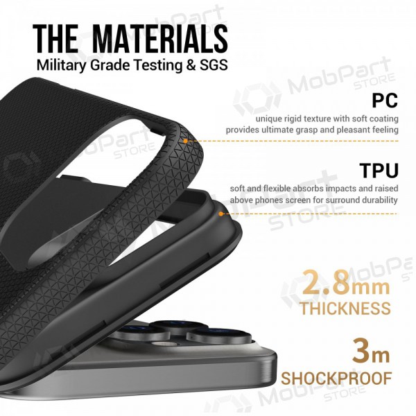 Apple iPhone 15 Pro Handyhülle „Perfectionists“ (Schwarz)