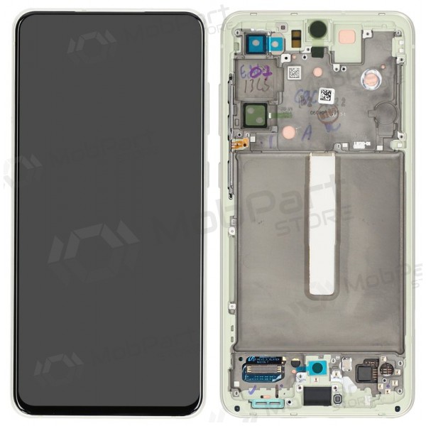 Samsung Galaxy S21 FE 5G Display (alyvinis) (mit Rahmen) (original)