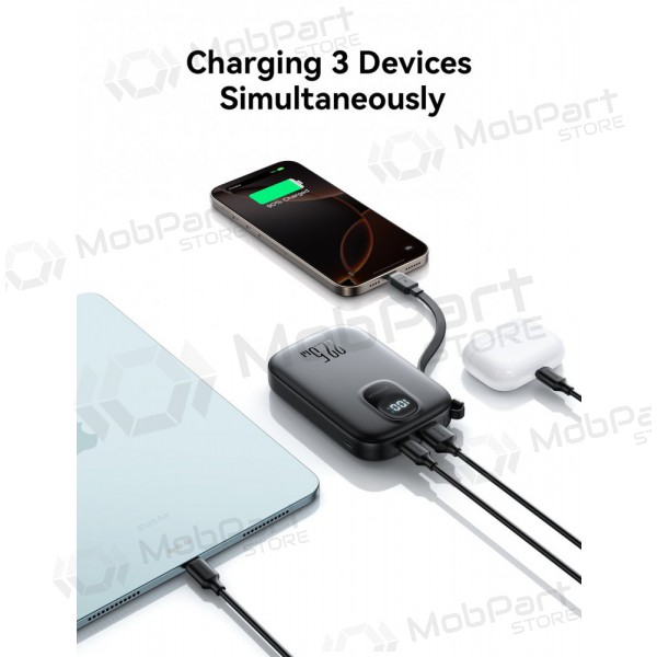 externe Batterie Power Bank Joyroom JR-PBF17 22.5W with USB-C cable 10000mAh Schwarz