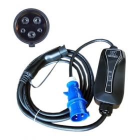 Elektromobilio nešiojamas Ladegerät Type 1 - CEE, 6-32A, 7.2kW, 1-fazė, 5m