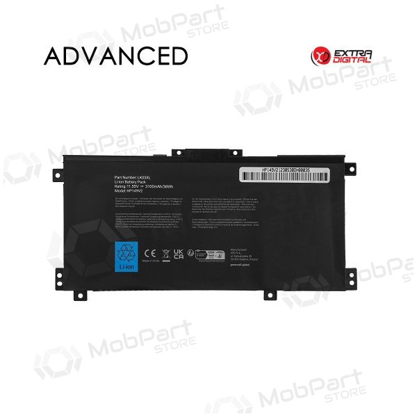 HP LK03XL, 3500mAh Laptop-Batterie / Akku, Advanced