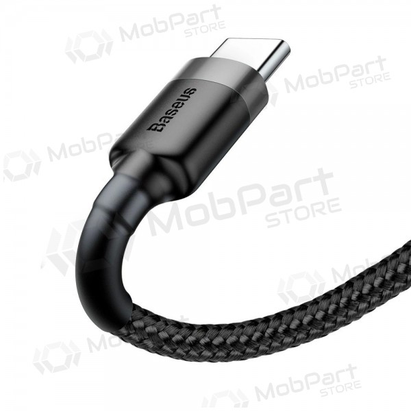 USB-C Kabel Baseus Cafule 2m 2A (Grau-Schwarz) CATKLF-CG1