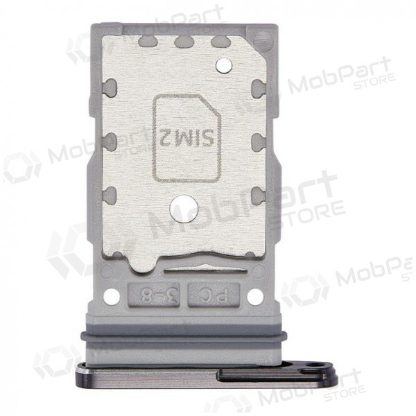 Samsung S918 Galaxy S23 Ultra Dual SIM-Kartenhalter (Schwarz) (service pack) (original)