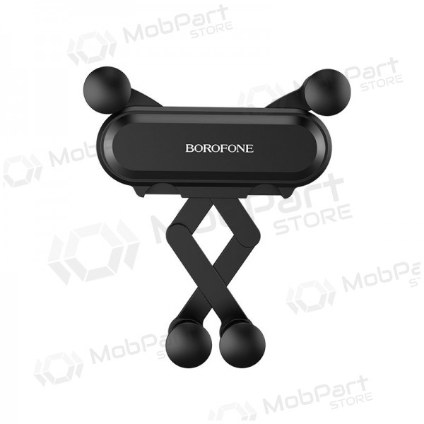 Automobilinis Universal telefono laikiklis Borofone BH19 mounted on ventilation grilles, Schwarz
