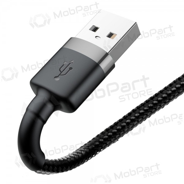 USB Kabel Baseus Cafule USB-A to Lightning 1.5A 2.0m Grau-Schwarz CALKLF-CG1