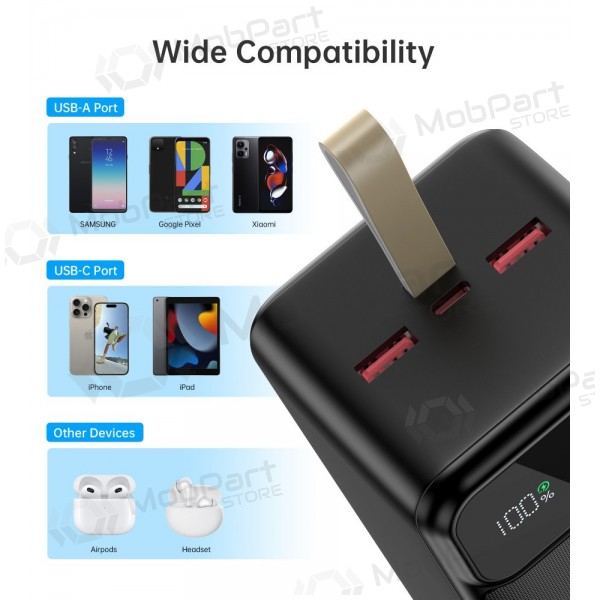 externe Batterie Power Bank Choetech B732 22.5W 50000mAh Schwarz