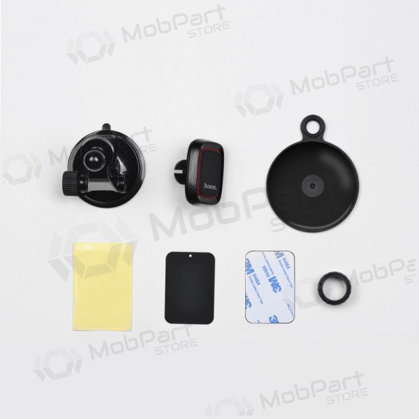 Automobilinis Universal telefono laikiklis Hoco CA28, mounted on the dashboard, magnetic, Schwarz