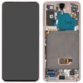 Samsung Galaxy S21 5G Display (Violett) (mit Rahmen) (original)