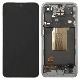 Samsung Galaxy A55 Display (Awesome Iceblue) (mit Rahmen) (original)