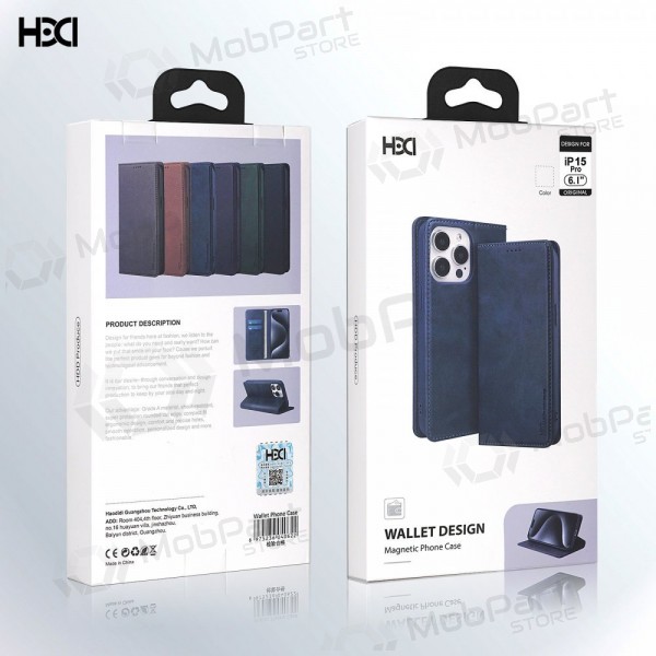 Handyhülle HDD Magnetic Wallet Case Samsung A175 A17 4G/A176 A17 5G Braun